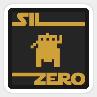 Silhouette Zero Logo Sticker